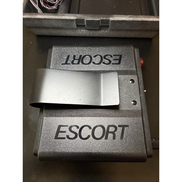 Vintage 80's Escort Passport Radar Detector w/ Original Carrying Case - Picture 7 of 10